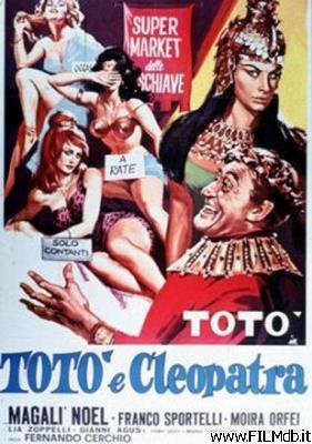 poster Cartel de la pelicula totò e cleopatra