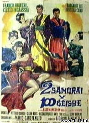 Poster of movie 2 samurai per 100 geishe