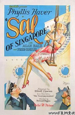 Affiche de film La Blonde de Singapour