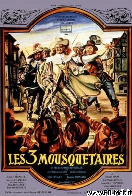 poster Affiche de film Les Trois Mousquetaires