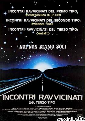 poster Locandina del film incontri ravvicinati del terzo tipo