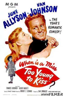 Poster of movie too young to kiss