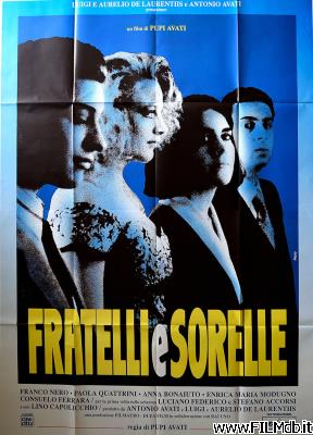 Affiche de film fratelli e sorelle