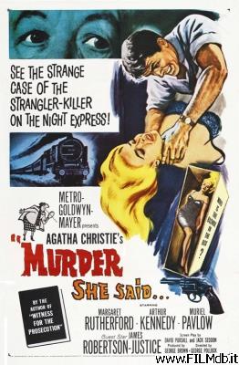 Poster of movie murder she said