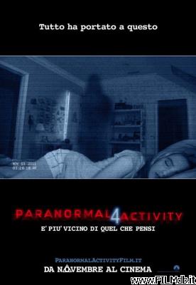 Affiche de film paranormal activity 4