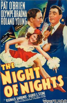 Affiche de film the night of nights