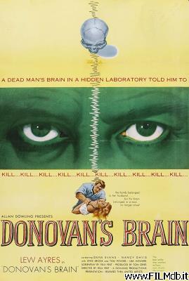 Affiche de film Il cervello di Donovan