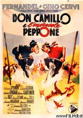 Affiche de film La Grande Bagarre de Don Camillo