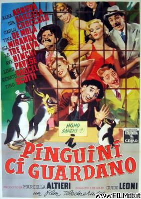 poster Poster of movie I pinguini ci guardano