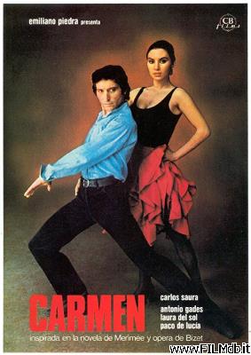 poster Cartel de la pelicula carmen