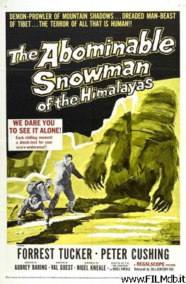 Affiche de film il mostruoso uomo delle nevi