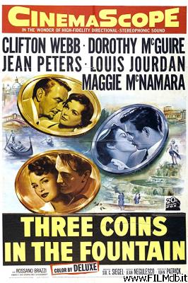 Affiche de film Three Coins in the Fountain