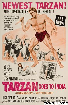 Cartel de la pelicula Tarzán en la India