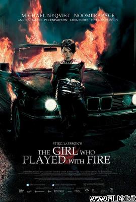 poster Affiche de film The Girl Who Played with Fire