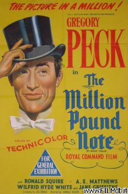 Poster of movie The Million Pound Note