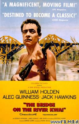 Affiche de film Il ponte sul fiume Kwai