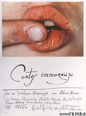poster Affiche de film contes immoraux