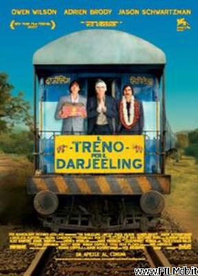 poster Affiche de film il treno per il darjeeling