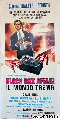 Cartel de la pelicula Black Box Affair - Il mondo trema