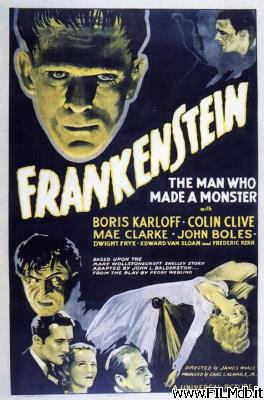 Cartel de la pelicula frankenstein