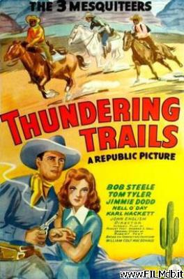 Affiche de film Thundering Trails