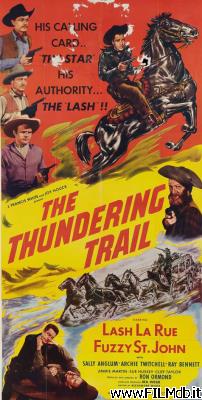 Affiche de film The Thundering Trail