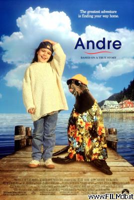 Locandina del film André - Un amico con le pinne