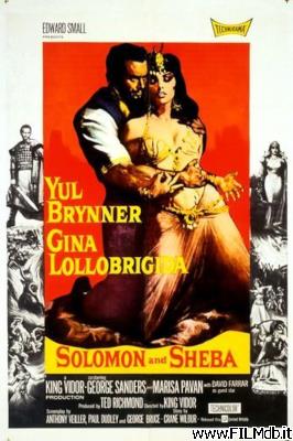 Affiche de film Salomon et la reine de Saba