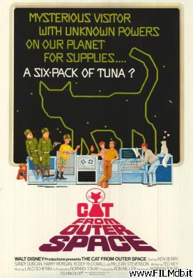 poster Cartel de la pelicula the cat from outer space