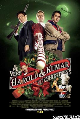 poster Poster of movie A Very Harold & Kumar 3D Christmas