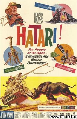 Affiche de film Hatari!