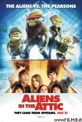Affiche de film alieni in soffitta
