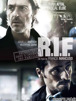 Cartel de la pelicula r.i.f. (recherche dans l'intérêt des familles)