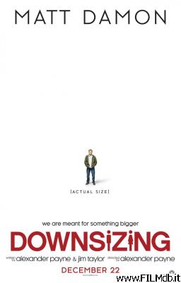 Poster of movie downsizing