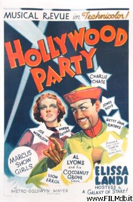 Cartel de la pelicula Hollywood Party [corto]