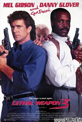 poster Cartel de la pelicula lethal weapon 3