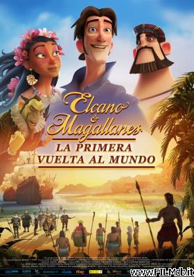 Cartel de la pelicula Elcano y Magallanes la primera vuelta al mundo