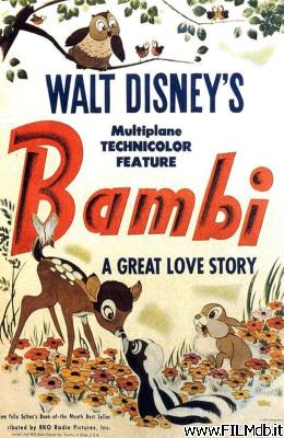 poster Cartel de la pelicula Bambi