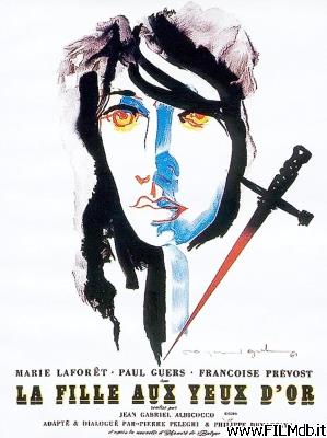 Affiche de film La Fille aux yeux d'or