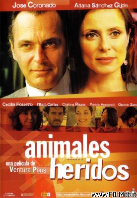 poster Cartel de la pelicula animales heridos
