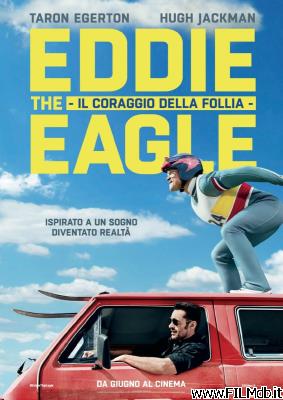 Cartel de la pelicula eddie the eagle - il coraggio della follia