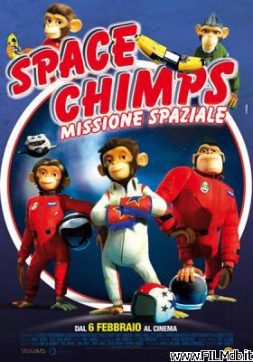 Affiche de film space chimps - missione spaziale