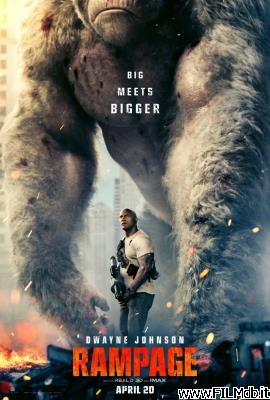 poster Poster of movie rampage