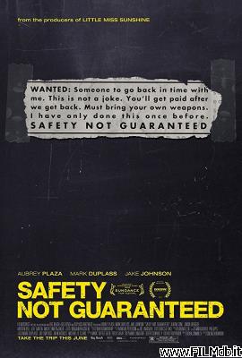poster Locandina del film Safety Not Guaranteed