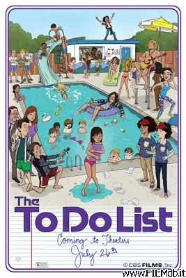 Affiche de film the to do list - l'estate prima del college