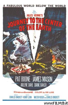 Affiche de film viaggio al centro della terra