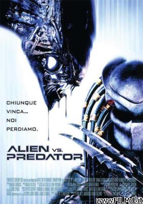 Cartel de la pelicula alien vs. predator