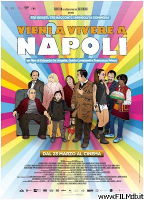 poster Cartel de la pelicula vieni a vivere a napoli