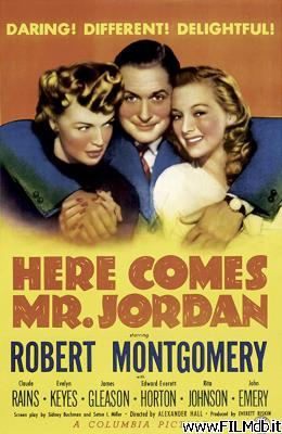 Poster of movie here comes mister jordan