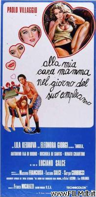 Cartel de la pelicula alla mia cara mamma nel giorno del suo compleanno